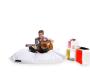 Pouf gigante design bianco BIG MILIBAG