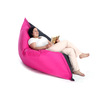 Pouf gigante design grigio e rosa  BIG MILIBAG