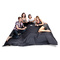 Pouf gigante design grigio FAMILY MILIBAG 