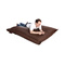 Pouf gigante design marrone BIG MILIBAG