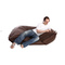 Pouf gigante design marrone BIG MILIBAG