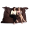 Pouf gigante design marrone FAMILY MILIBAG 