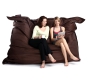 Pouf gigante design marrone FAMILY MILIBAG 