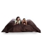 Pouf gigante design marrone FAMILY MILIBAG 