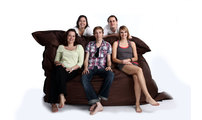 Pouf gigante design marrone FAMILY MILIBAG 