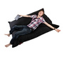 Pouf gigante design nero BIG MILIBAG