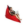 Pouf gigante design nero e rosso BIG MILIBAG
