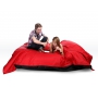 Pouf gigante design nero e rosso FAMILY MILIBAG 