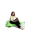 Pouf gigante design verde anice SMALL MILIBAG