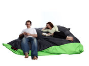 Pouf gigante design verde e grigio FAMILY MILIBAG 