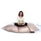 Pouf gigante  trapuntato design dorato BIG MILIBAG TREND