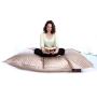Pouf gigante  trapuntato design dorato BIG MILIBAG TREND