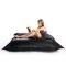 Pouf gigante  trapuntato design nero BIG MILIBAG TREND