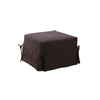 Pouf / letto converitibile cioccolato DIEGO in microfibre image pub1