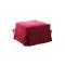 Pouf / letto converitibile lampone DIEGO in microfibre