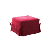 Pouf / letto converitibile lampone DIEGO in microfibre image pub1