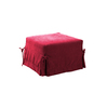 Pouf / letto converitibile lampone DIEGO in microfibre image pub1