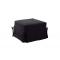 Pouf / letto converitibile nero DIEGO in microfibre