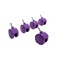 Rotelle viola compatibili base bianca