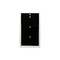Scarpiera design laccata nera DEVA