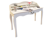 Scrivania / console 1 cassetto LUISA � colore bianco