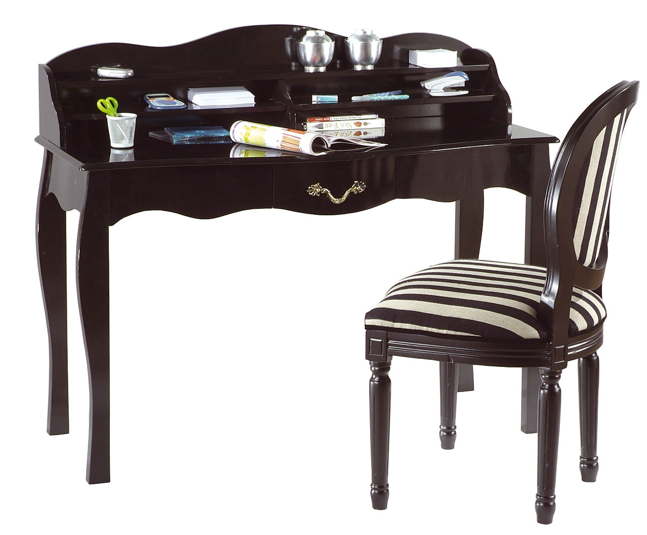 Scrivania / console 1 cassetto LUISA � colore nero