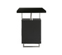Scrivania design 2 cassetti laccata nera LEXI