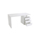 Scrivania design 3 cassetti laccata bianca  CALIX