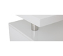 Scrivania design 3 cassetti laccata bianca  CALIX