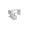 Scrivania design laccata bianca MAX