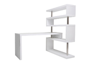 Scrivania design laccata bianca  T-MAX