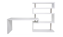 Scrivania design laccata bianca  T-MAX