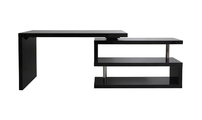 Scrivania design laccata nera MAX