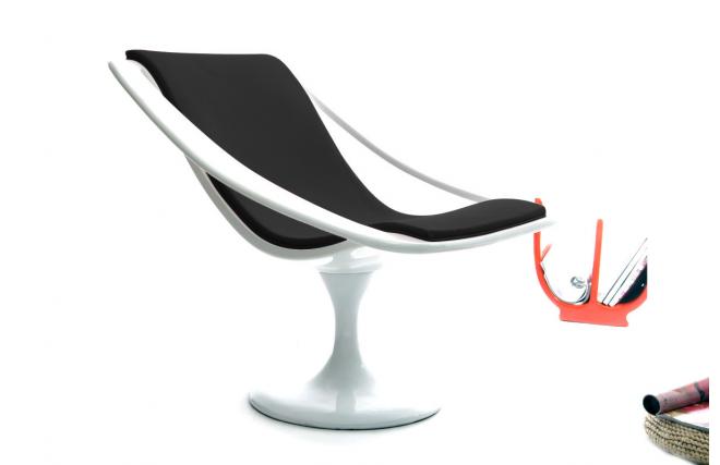 Sdraio design bianca e nera SUNSET