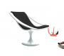 Sdraio design bianca e nera SUNSET