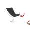 Sdraio design bianca e nera SUNSET