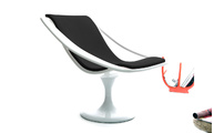 Sdraio design bianca e nera SUNSET