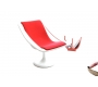 Sdraio design rossa e bianca SUNSET