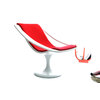Sdraio design rossa e bianca SUNSET