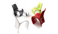 Sedia design bianca OWIE