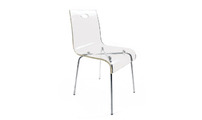 Sedia design Cindy trasparente