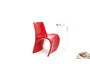 Sedia design rossa OWIE