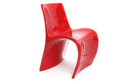 Sedia design rossa OWIE