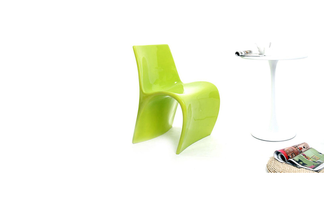 Sedia design verde OWIE