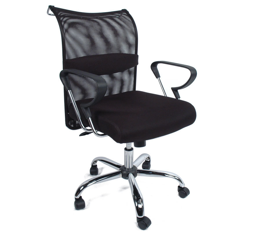 Sedia d'ufficio TOM nera