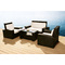Set Bora Bora - 2 poltrone, 1 divano 2 posti ed 1 tavolino basso