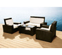 Set Bora Bora - 2 poltrone, 1 divano 2 posti ed 1 tavolino basso