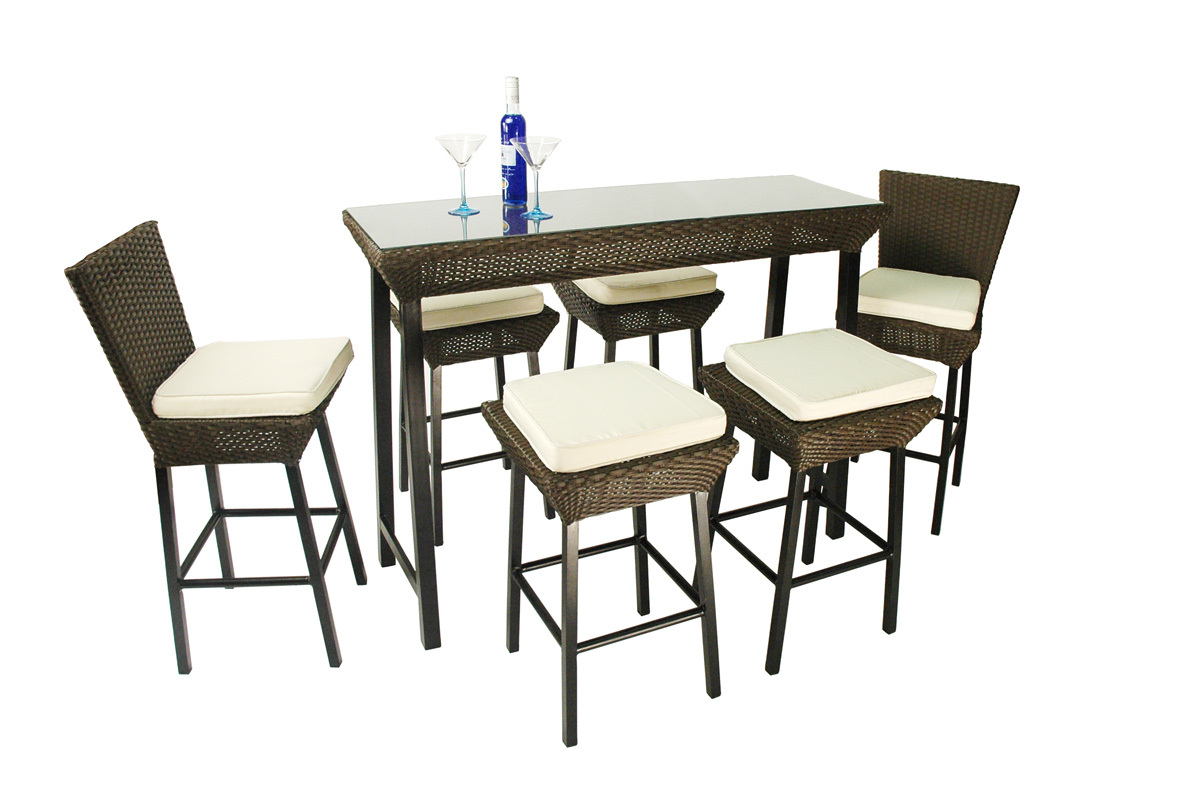 Set Cuba- 4 sgabelli, 2 seggioloni ed 1 bar