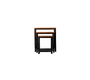 Set di 3 tavolini stile industriale in metallo e legno FACTORY