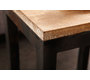 Set di 3 tavolini stile industriale in metallo e legno FACTORY
